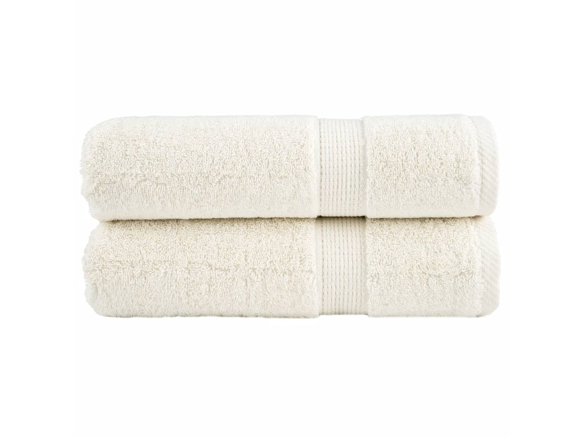 Vidaxl Toalhas De Banho Premium Solund 2 Pcs 100x150 Cm 600 Gsm Verde