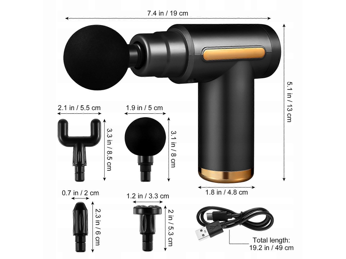 Mini Pistola De Massagem Usb Nostalgia88