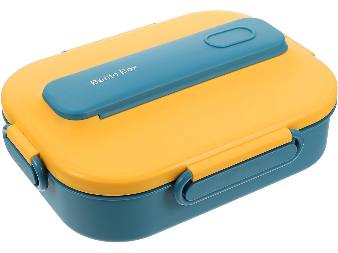 Lancheira Bento Em Aço Inoxidável Para Adultos Com Compartimentos