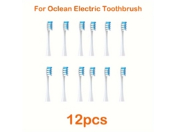 12 Cabeças Oclean, Compatível com X X Pro Z1 F1 One Air 2 Se, Macias e Duráveis, Limpeza Eficaz STELASPLEN