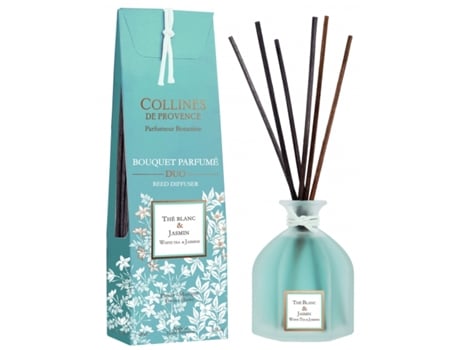 Difusor COLLINES DE PROVENCE Duos White Tea Jasmine 100Ml