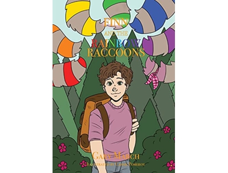 Livro Finn and the Rainbow Raccoons de Gary March (Inglês)