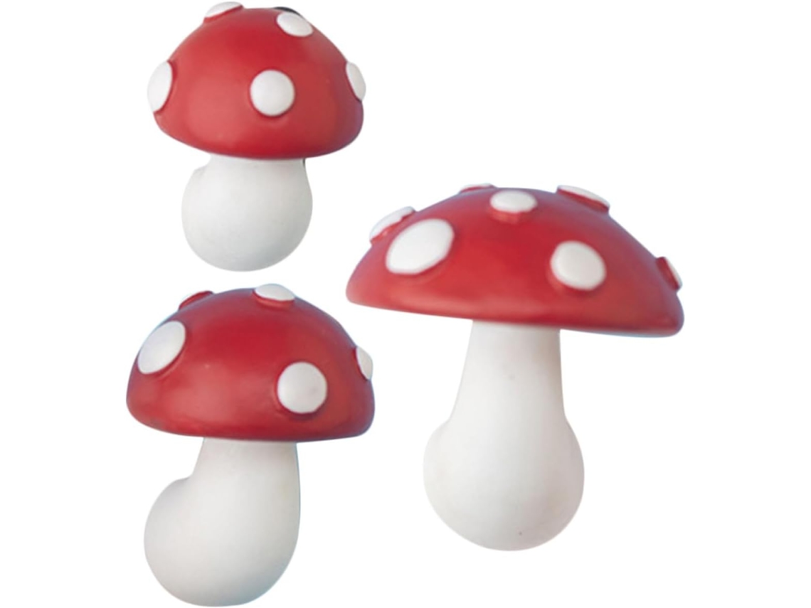 Ímãs De Armário Em Formato Cogumelo, Conjunto De 3 Peças, Para Cozinha E Casa, Decoração De Geladeira, Longa
