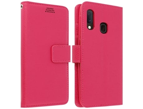 Capa Samsung Galaxy A20e Ushion Wallet Rosa