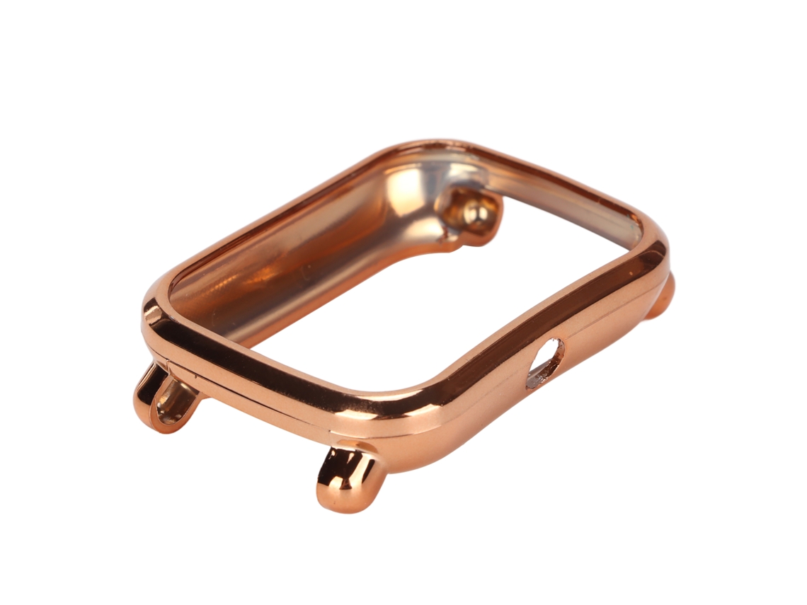 Capa protetora para Amazfit Bip U rosa dourado com cobertura completa EOOCOO