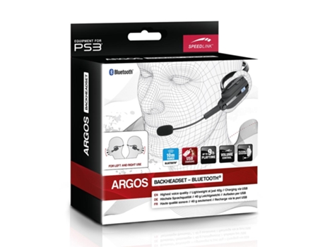 Auricular Gaming SPEED LINK Argos Backheadset Preto — PS3