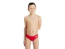 B Team Swim Briefs Solid Red White Arena