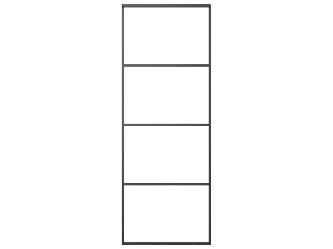 Sliding Door, Sliding Doors Vidaxl Preto Vidro (76 X 205 Cm)