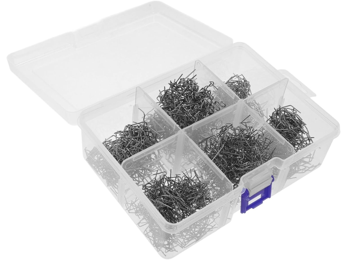 Lurelia, Grampos De Solda Plástica, 1200 Grampos, Metal, Para Reparação Automóvel E Para-choques