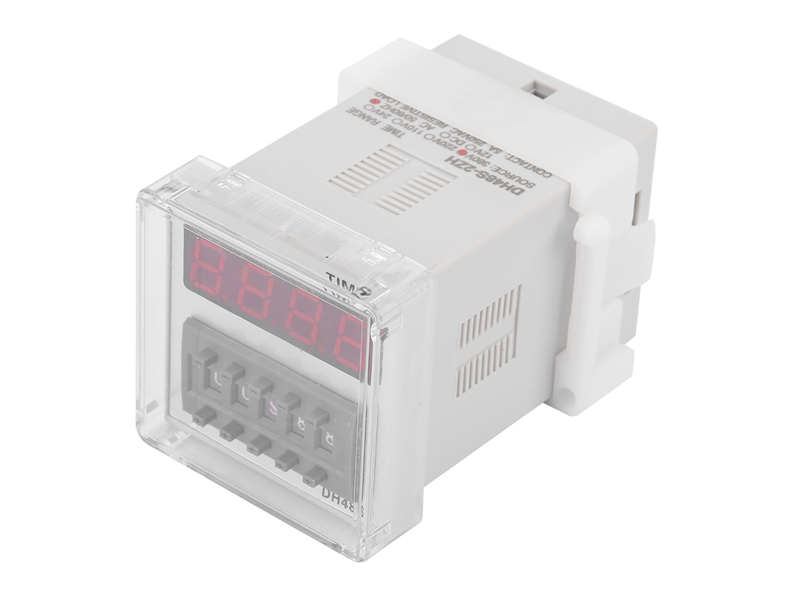 Relé de Retardo de Encendido Digital Dh48s 2zh 0.01s 99h99m 8 pin Dpdt 380vac