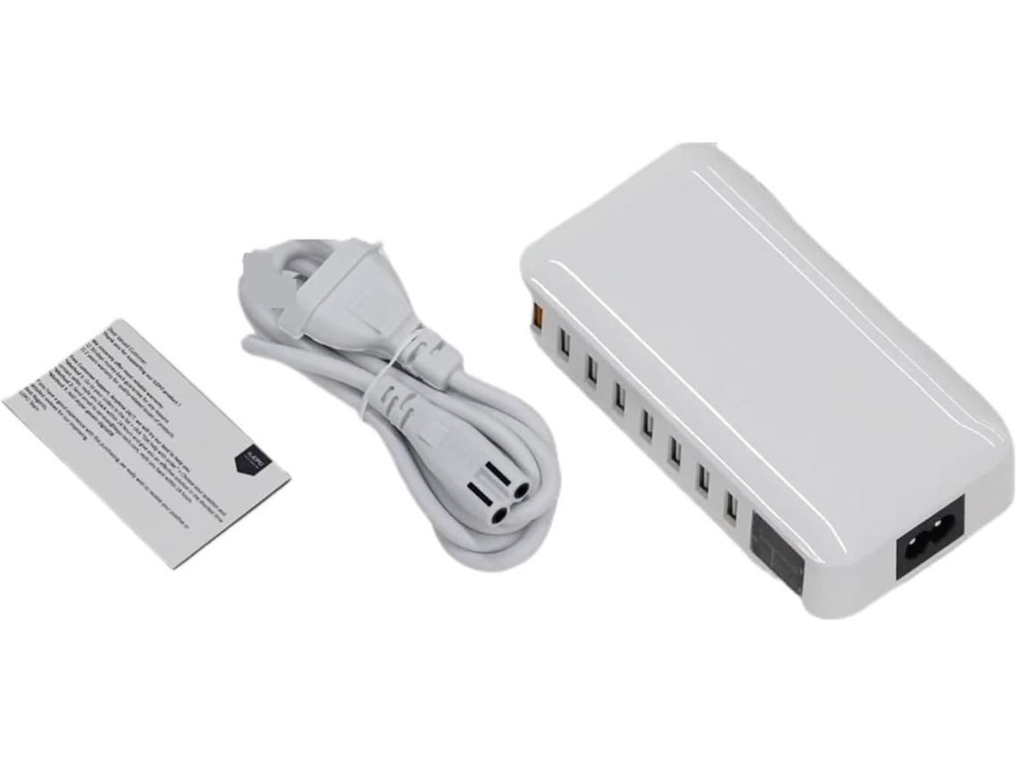 Carregador USB Rápido de 60 W com 8 Portas SFUSHOS