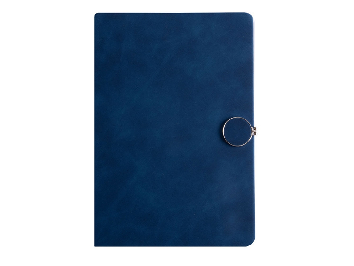 Caderno A5 Com Fecho Magnético Simples, 1 Unidade, Capa Com Fivela Redonda, Para Escritório E Reuniões Rnemitery