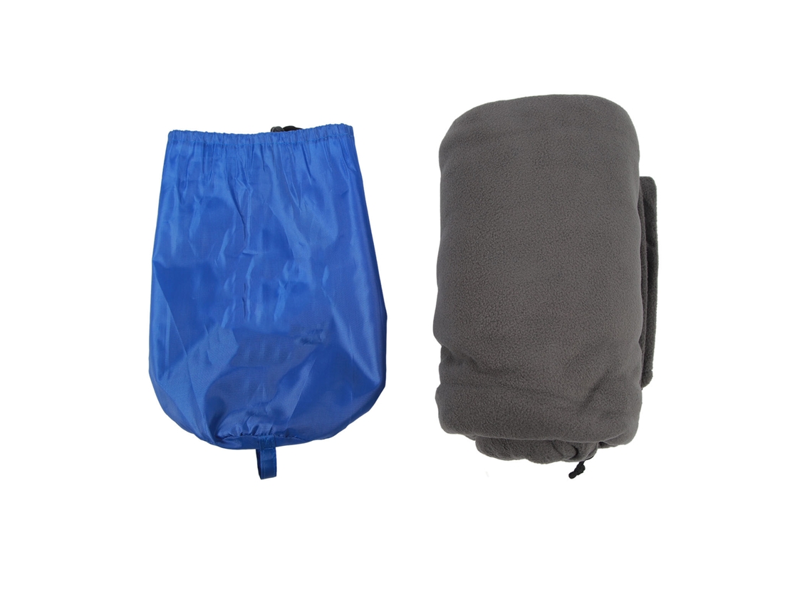 Saco de Dormir Polar Plegável para Camping Cinza