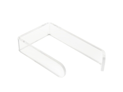 Porta Papel Higiênico Acrílico Transparente Sem Furo De Parede