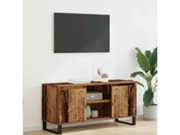 Vidaxl Gabinete Para Tv 104 X 35 X 50 Cm Madeira Antiga