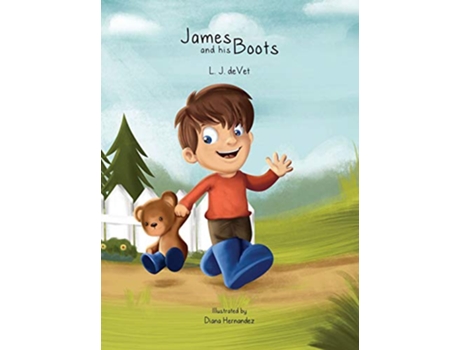 Livro James and his Boots de L J deVet (Inglês)