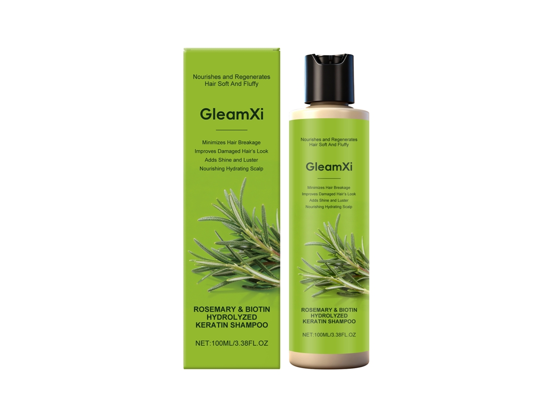 Shampoo Gleamxi Alecrim da LAXISCREED Que Limpa, Hidrata e Realça o Brilho do Cabelo
