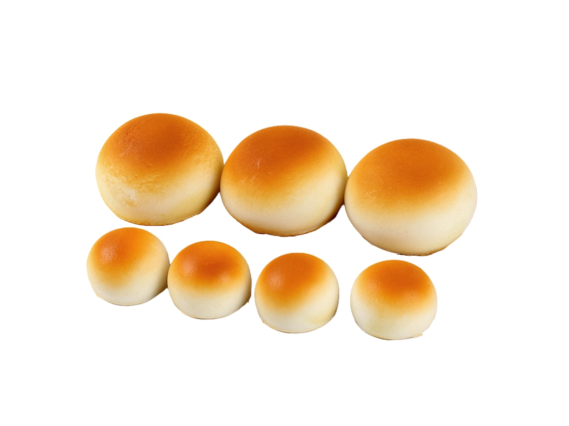 Laxiscreed Mini Tocador De Pão Dourado Para Chaveiro, 10cm, Modelo De Pão Macio E Funcional