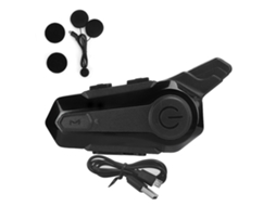 Fone De Ouvido Bluetooth Para Capacete De Moto Com Rádio Sem Fio Equipamento Ciclismo Música