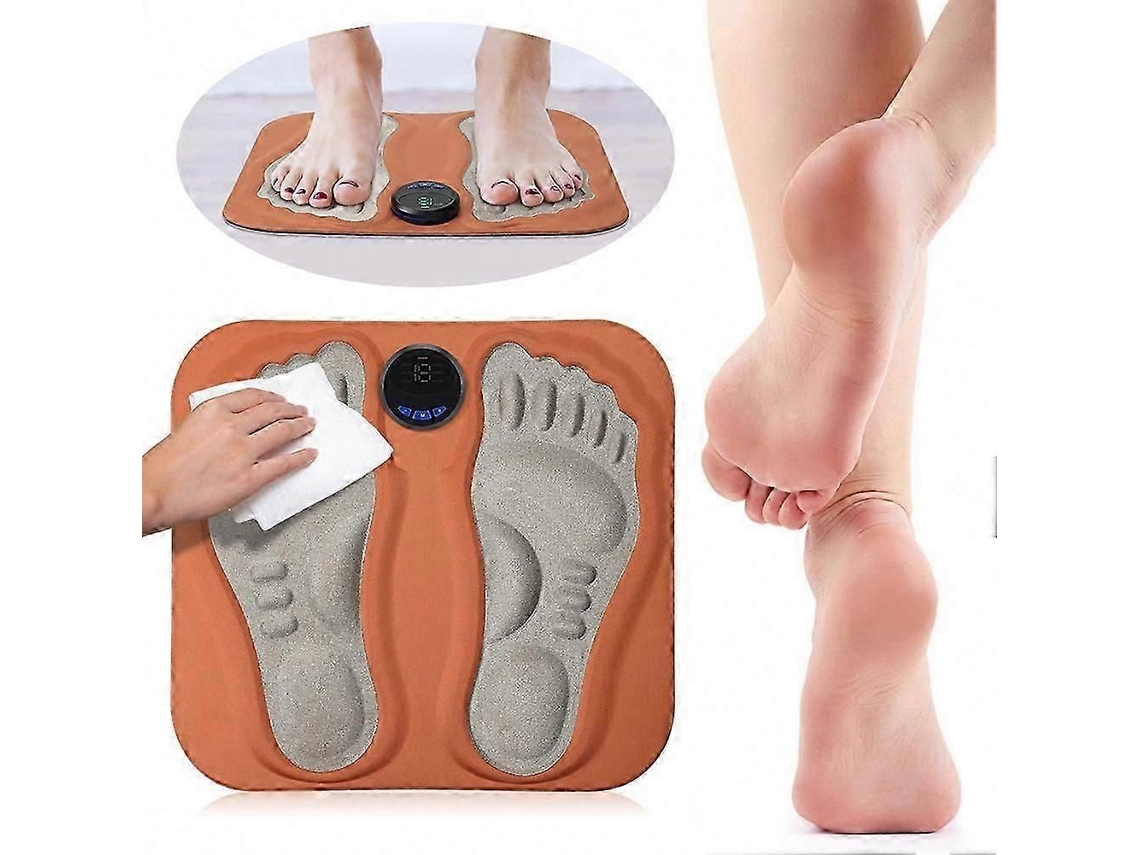 Massageador De Pés Hermhoffer Pro, Orthoback Renerv 3d Com Tratamento Regenerativo Ems, 15 Intensidades E 6 Modos.