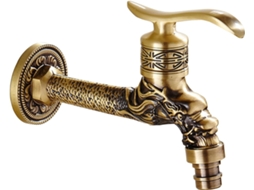 Torneira De Jardim Vintage Parede Com Alavanca Única, Extensão Para