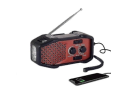 Rádio De Emergência Com Manivela Am/fm/wb Rádio De Emergência Com Manivela Solar Portátil Olysi Shop