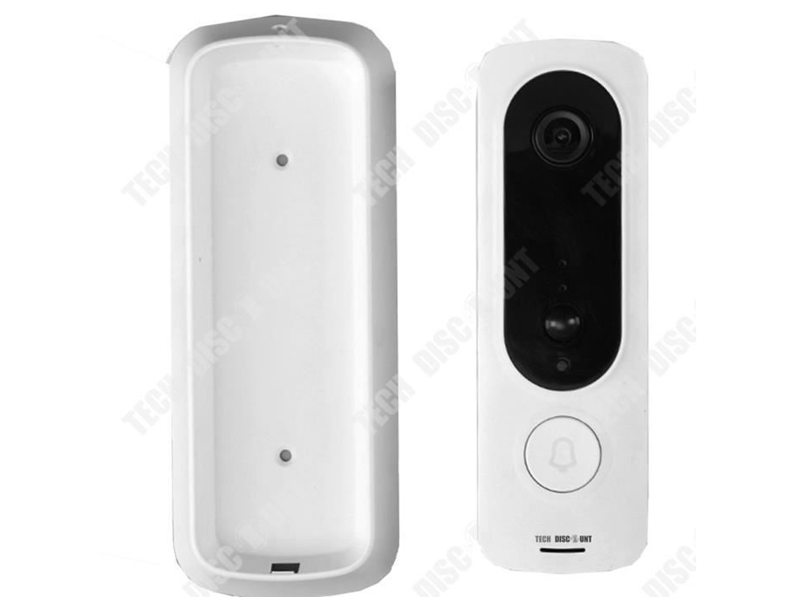 Campainha de Vídeo Td® Tuya Sem Fio 50 Melodias Detecção Inteligente Brilvibera_ozo
