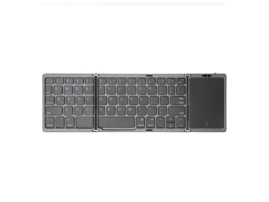 Teclado Bluetooth Dobrável com Touchpad, Compatível com Ios, Android, Windows TAISHENGDA