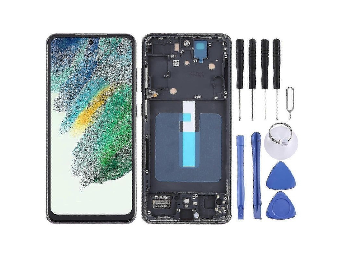 Tela de Substituição para Samsung Galaxy S21 Fe 5g com Moldura Completa. CHARM