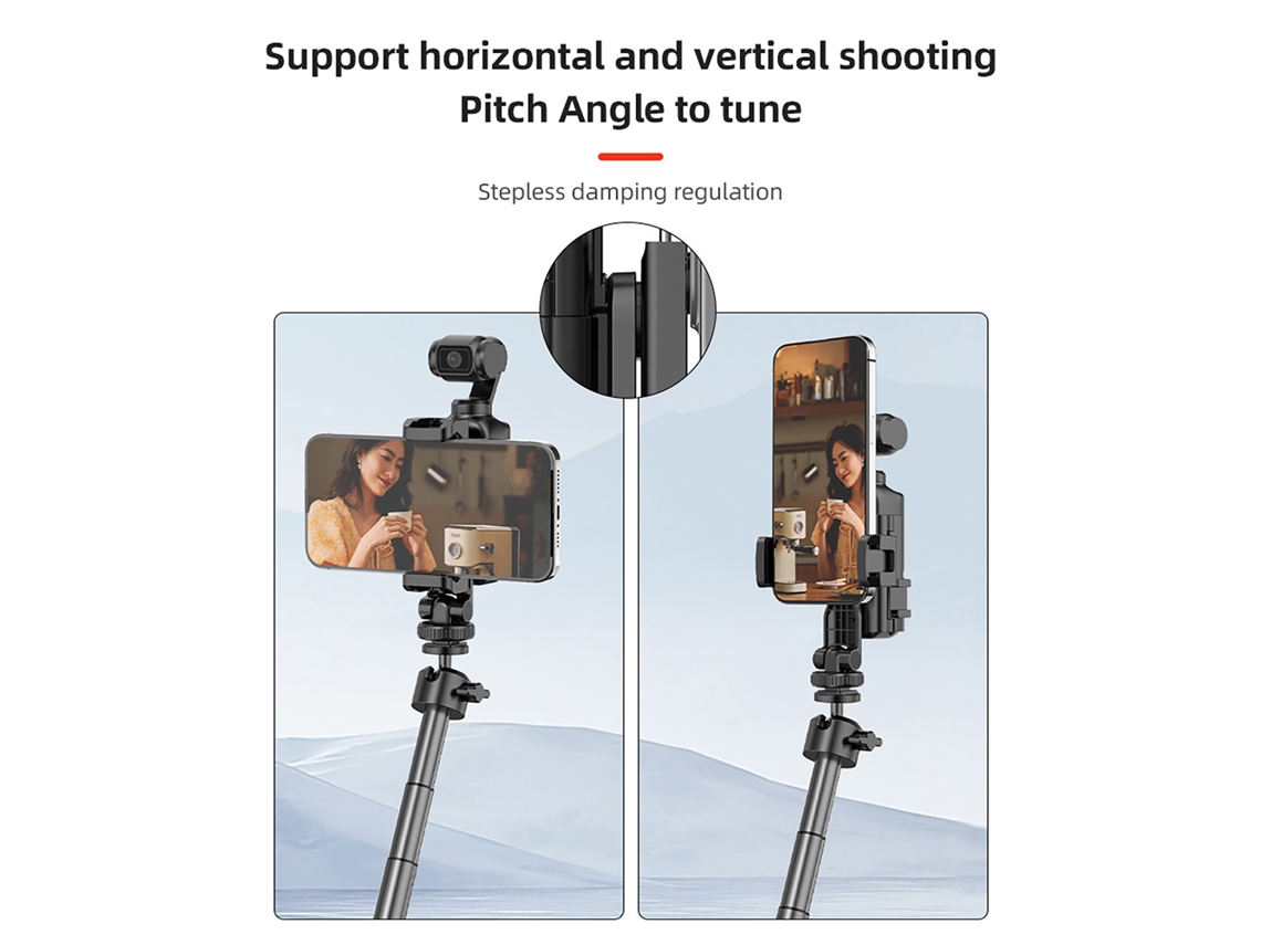 Suporte De Montagem Para Câmera Multifuncional Com Suporte Para Celular 3 Co...