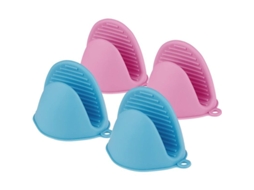 Luvas De Forno De Silicone Resistentes Ao Calor, 4 Mini Porta-copos, Antiaderentes, Aprovadas Pela Fda, Para Cozinha