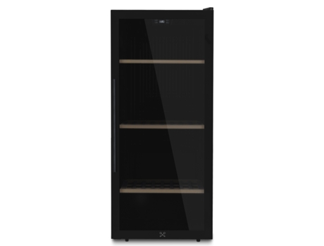 Refrigerador de vinhos 122 garrafas CAVCB122 Les Petits Champs, 242L, preto