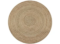 Area Rug, Area Rugs Vidaxl Bege Juta (150 Cm)