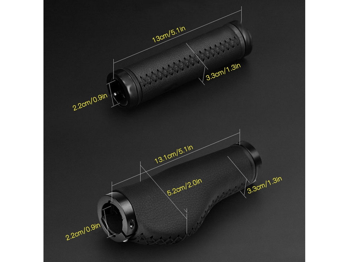 Luvas de Guidão Business de Bicicleta PU Premium com Duplo Bloqueio | S/MARCA