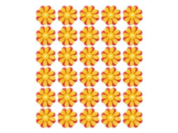 Ronjoe-30 Flores De Reposição Para Comedouros De Beija-flores Plástico Vermelho E Amarelo Com Núcleo Amarelo