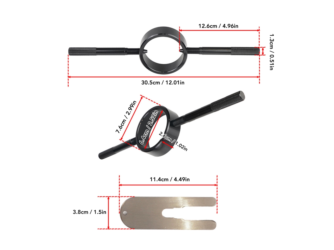 Laxiscreed Ferramenta De Compressão De Molas De Garfo Para Motocicleta, Manutenção E Reparo
