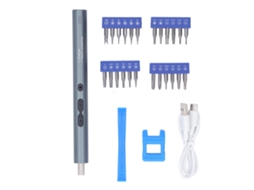 Kit De Parafusadeira Elétrica 28 Em 1 Com Carregamento Usb 3.7v - Ferramenta Precisa Para Reparação De Celulares E Computadores