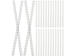 Decoração Escolar Aneis Soltos Supvox de Metal, Caderno Espiral Linha Dupla, 34 Furos, Resistente e Fáceis de