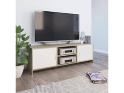 Móvel TV VIDAXL Contraplacado 800284 (120 x 30 x 37.5 cm - Compensado - Multicolor)