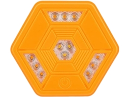 Sinalizador De Trânsito Led, Luz De Emergência Multifuncional, Farol Magnético De Segurança Rodoviária Modelo A Bateria
