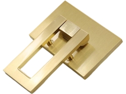 Puxador De Gaveta Sofisticado Com Acabamento Dourado E Alça Metal, Ferragens Para Móveis, Armários E Portas De Quartos