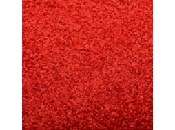 Tapete VIDAXL Liso Retangular (Vermelho - 60x90 cm - Tecido)