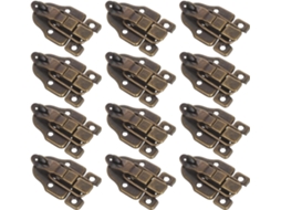 Conjunto de 12 Tâmaras Retrô Metal Com Tâmaras Para Caixa Joias,