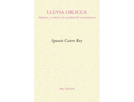 Livro Lluvia Oblicua de Ignacio Castro Rey (Espanhol)