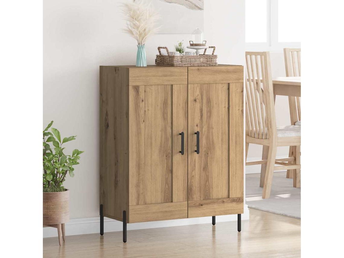 Vidaxl Buffet Carvalho Artesanal 69,5 X 34 X 90 Cm