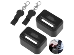 2 Pcs Protetor de Fivela Cinto Segurança Carro, Trava para Crianças Capa Cint o GOKOCO