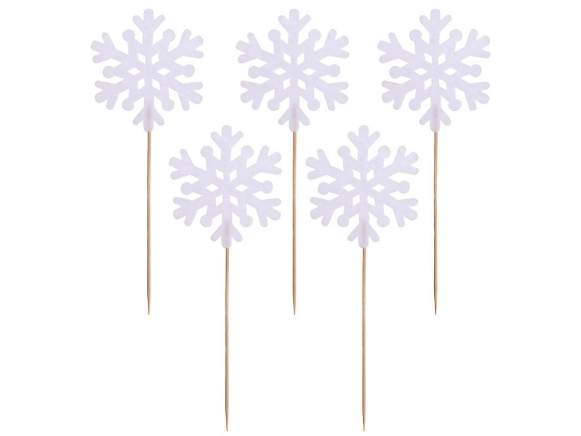 50 Unidades De Decorações Para Bolo De Natal