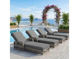 Cadeira Balanço Hollywood para 2 lugares, com toldo ajustável, resistente às intempéries, suporta até 240 kg, ideal para jardim/varanda, 142 x 112 x 162 cm, preta.