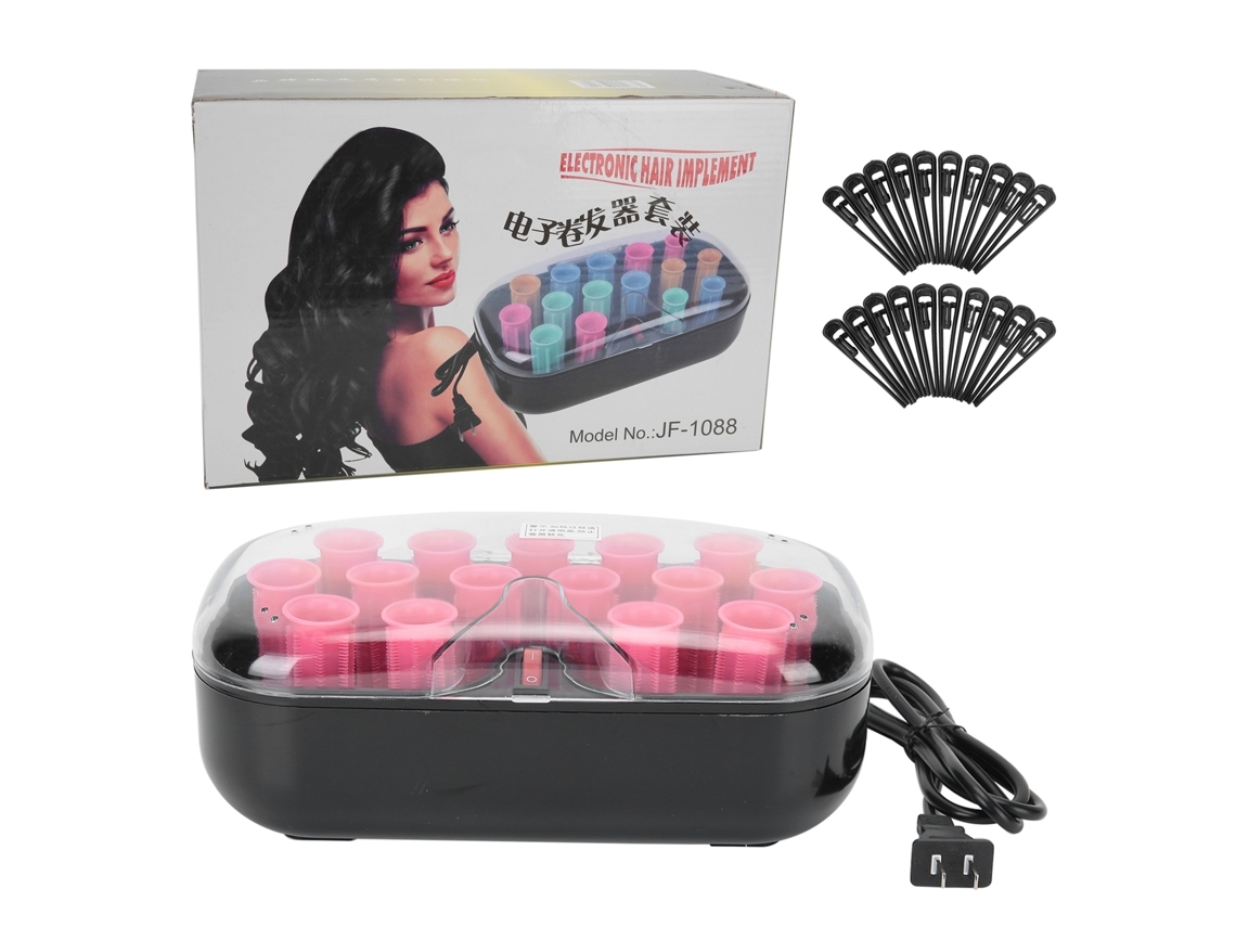 Rolos De Penteado Elétrico Com Clips Para Cachos Ferramenta De Estilo Capilar