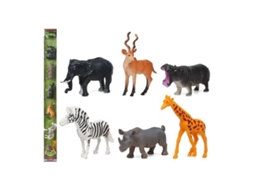 Conjunto Animais Selvagens 110227 6 Pcs